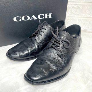 COACH - 現行完売色★コーチ ドレスシューズ グラハム ダービー ブラック 24.5