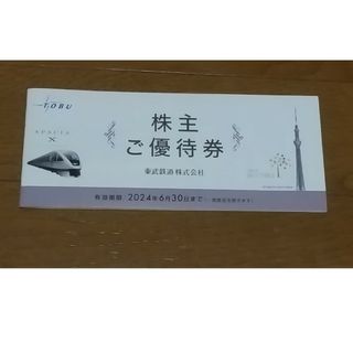 東武鉄道株主優待券  東武ストア買い物優待券のみ無し(その他)