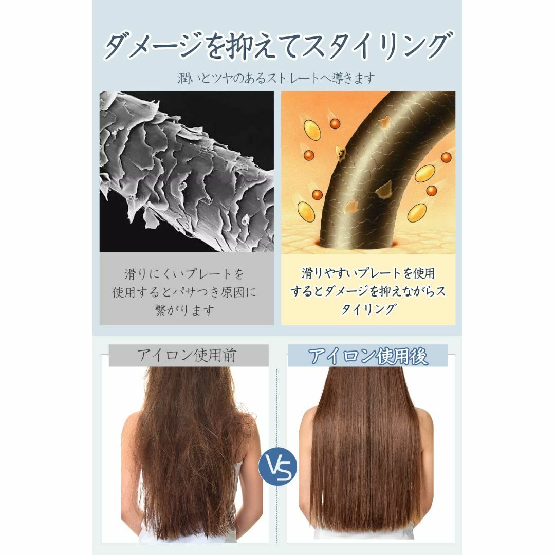 【色: ブラック】【新登場】 ヘアアイロン ストレート 2way 24mmプレー コスメ/美容のヘアケア/スタイリング(その他)の商品写真