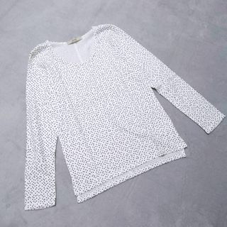 シュカ(shuca)のタグ付き❤️ 【shuca】シュカ(S)UネックTシャツ ドット柄 カットソー(Tシャツ(長袖/七分))