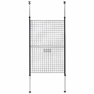 【色: ブラック】[山善] 突っ張り パーテーション (ワイヤータイプ) 幅90(その他)