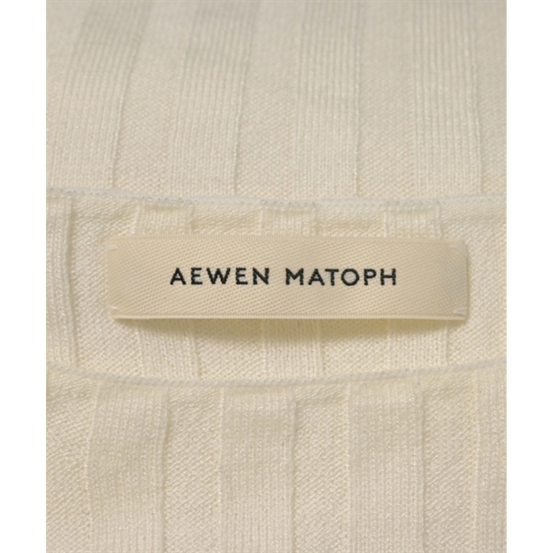 AEWEN MATOPH(イウエンマトフ)のAEWEN MATOPH イウエンマトフ ニット・セーター F 白 【古着】【中古】 レディースのトップス(ニット/セーター)の商品写真