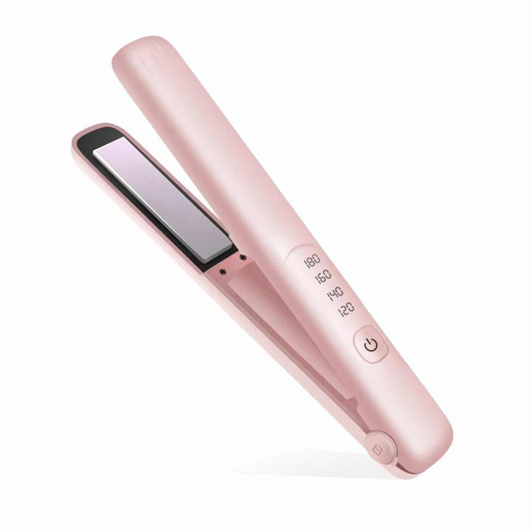 【色: ピンク】PROMEDIX P ヘアアイロン USB充電式 コードレス ス コスメ/美容のヘアケア/スタイリング(その他)の商品写真