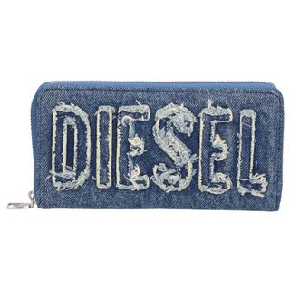 ディーゼル(DIESEL)のDIESEL 長財布 デニム ブルー ※ご購入希望の方はコメントをお願いします(長財布)