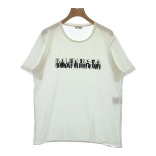 Balenciaga - BALENCIAGA Tシャツ・カットソー M 黒xピンクx緑等(花柄