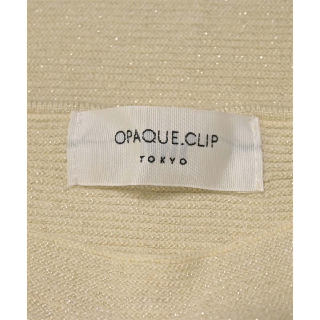 OPAQUE.CLIP(オペークドットクリップ)のOPAQUE.CLIP ニット・セーター 38(M位) オフホワイト 【古着】【中古】 レディースのトップス(ニット/セーター)の商品写真