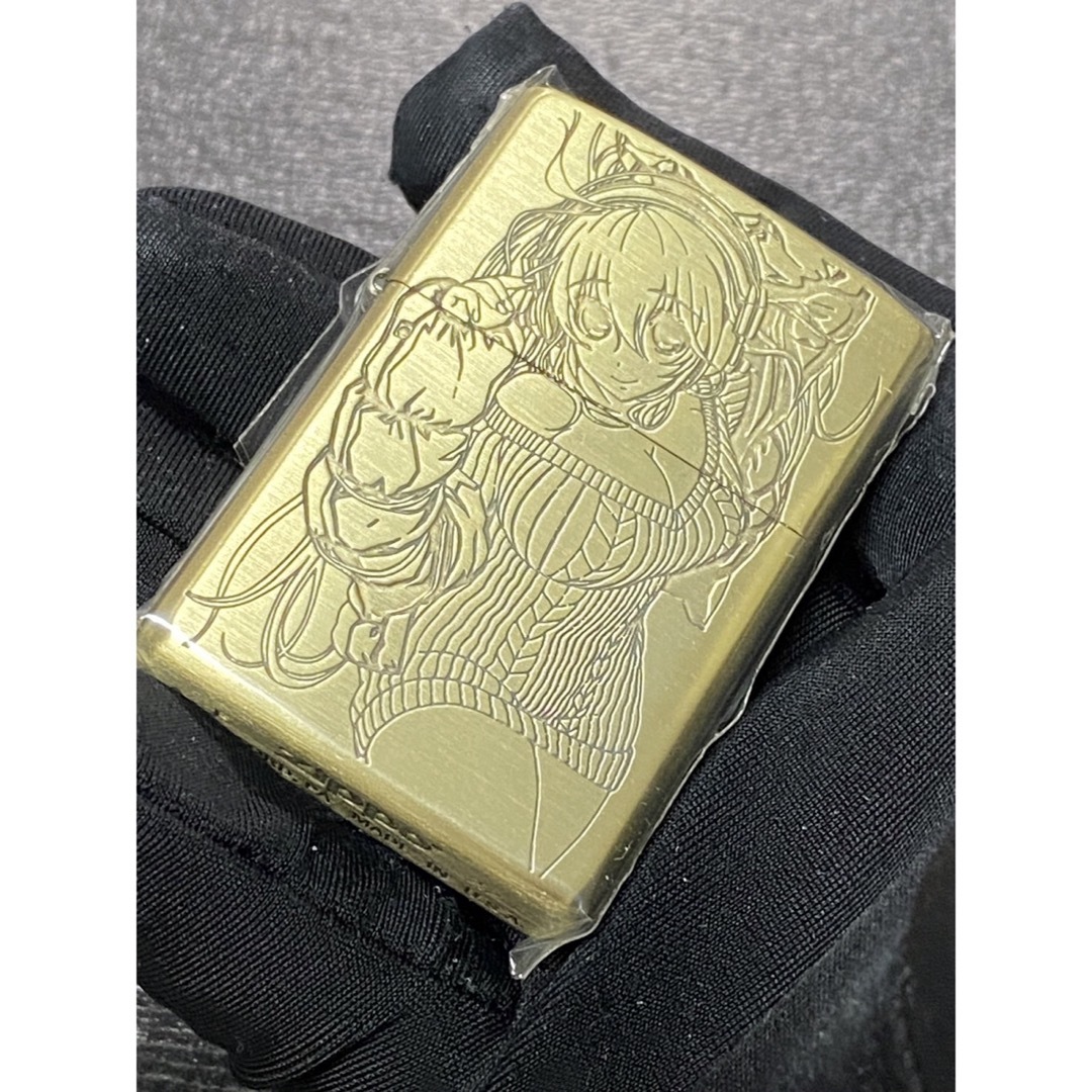 zippo すーぱーそに子 3面デザイン ゴールド 希少モデル 2022年製 メンズのメンズ その他(その他)の商品写真