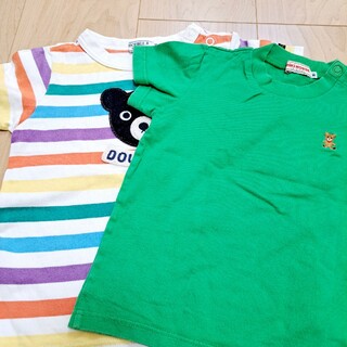 ミキハウス(mikihouse)の2枚セット　ミキハウス　おまとめ　半袖　Tシャツ　90(Tシャツ/カットソー)