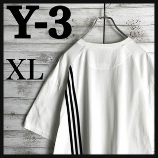 ワイスリー(Y-3)の9478【人気XLサイズ】Y-3☆バッグロゴ定番カラーtシャツ　入手困難(Tシャツ/カットソー(半袖/袖なし))