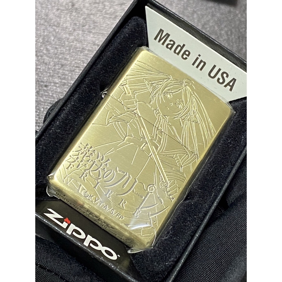 zippo 葬送のフリーレン ゴールド アニメ 両面刻印 2023年製 メンズのメンズ その他(その他)の商品写真