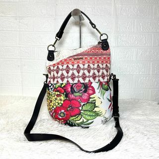 デシグアル(DESIGUAL)のデシグアル　2wayトートバッグ　ショルダーバッグ　キャンバス　肩掛け可能(ショルダーバッグ)