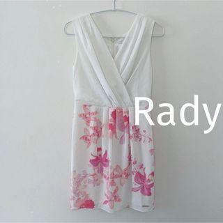 レディー(Rady)のRady レディ 花柄ミニワンピース ドレス Mサイズ(ミニワンピース)