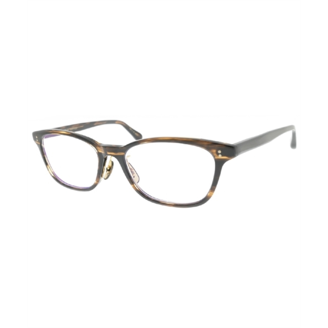 Oliver Peoples(オリバーピープルズ)のOLIVER PEOPLES オリバーピープルズ メガネ - 茶(総柄) 【古着】【中古】 メンズのファッション小物(サングラス/メガネ)の商品写真