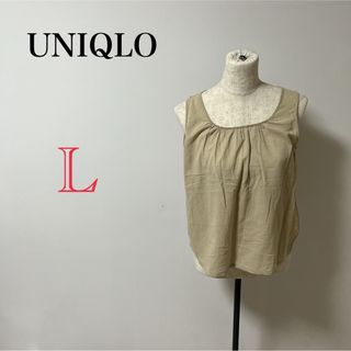 ユニクロ(UNIQLO)の【UNIQLO】レディース　シャツ　ブラウス　タンクトップ　ノースリーブ (カットソー(半袖/袖なし))