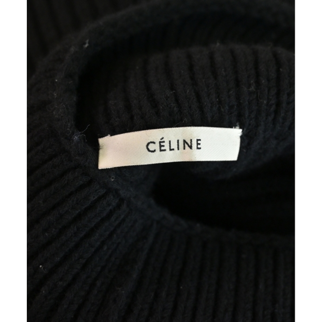 celine(セリーヌ)のCELINE セリーヌ ベスト S 黒 【古着】【中古】 レディースのトップス(ベスト/ジレ)の商品写真