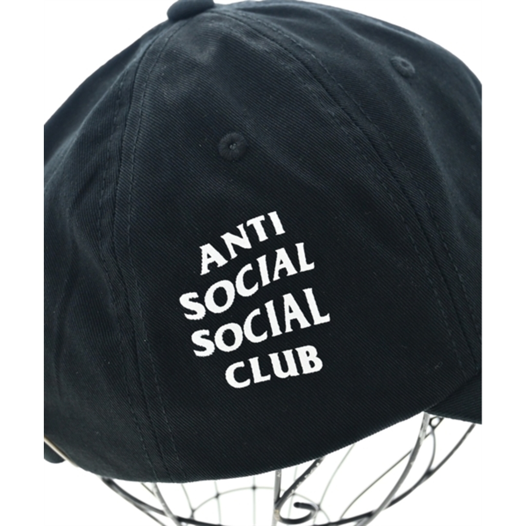 ANTI SOCIAL SOCIAL CLUB(アンチソーシャルソーシャルクラブ)のANTI SOCIAL SOCIAL CLUB キャップ - 黒 【古着】【中古】 メンズの帽子(キャップ)の商品写真