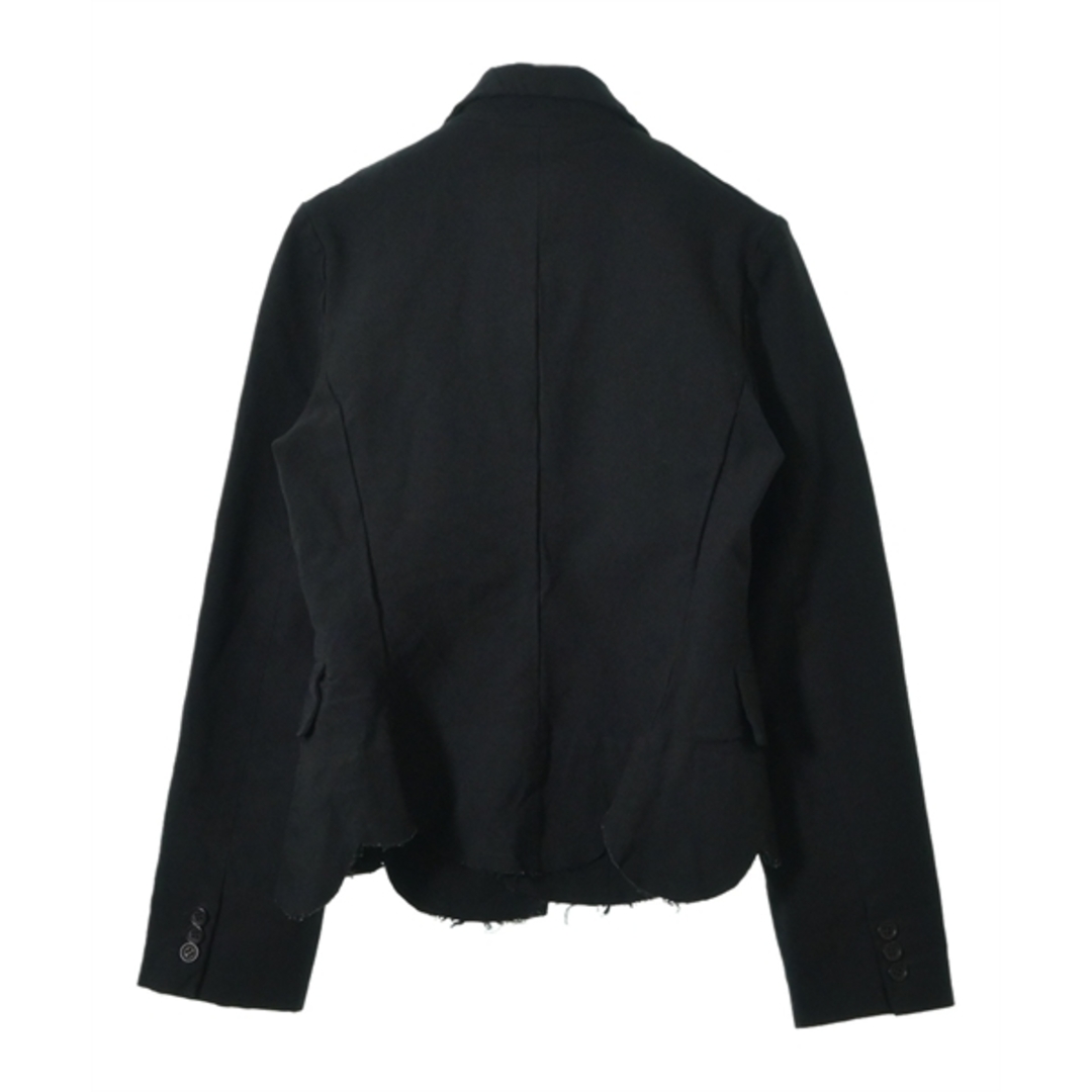 BLACK COMME des GARCONS(ブラックコムデギャルソン)のBLACK COMME des GARCONS カジュアルジャケット S 黒 【古着】【中古】 レディースのジャケット/アウター(テーラードジャケット)の商品写真