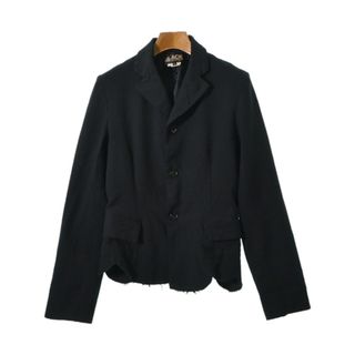 ブラックコムデギャルソン(BLACK COMME des GARCONS)のBLACK COMME des GARCONS カジュアルジャケット S 黒 【古着】【中古】(テーラードジャケット)