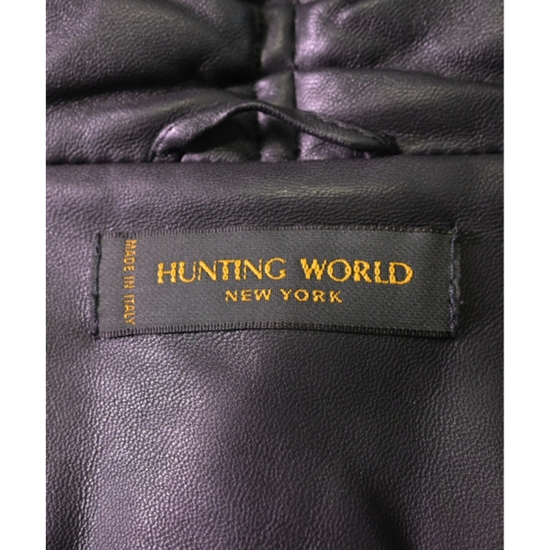 HUNTING WORLD(ハンティングワールド)のHUNTING WORLD ダウンジャケット/ダウンベスト 42(M位) 黒 【古着】【中古】 レディースのジャケット/アウター(ダウンジャケット)の商品写真