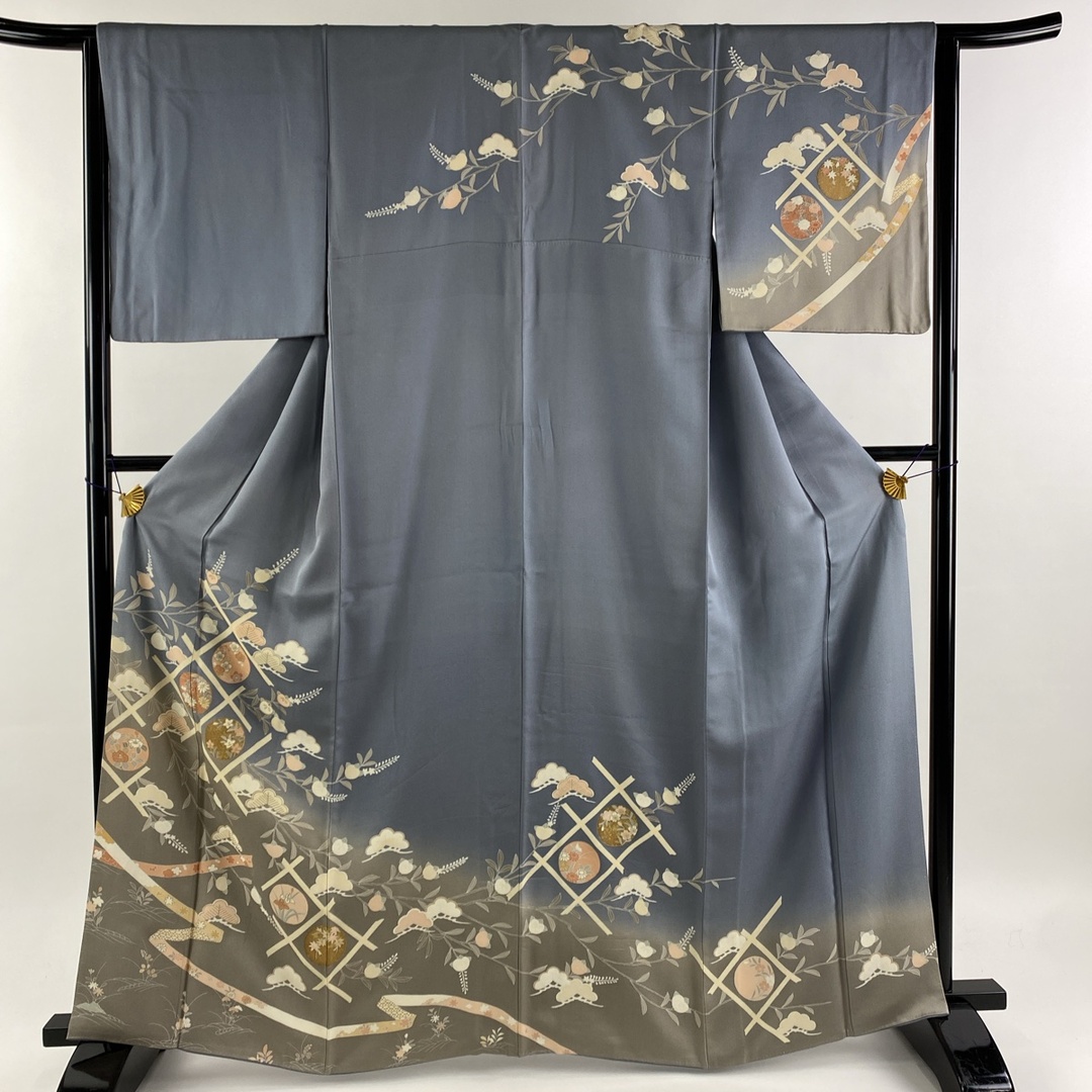 訪問着 身丈163cm 裄丈65cm 正絹 優品 【中古】 レディースの水着/浴衣(着物)の商品写真