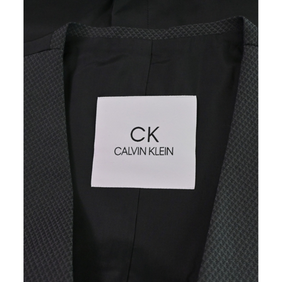 CK CALVIN KLEIN ドレスシャツ 38(M位) グレー 【古着】【中古】 メンズのトップス(シャツ)の商品写真