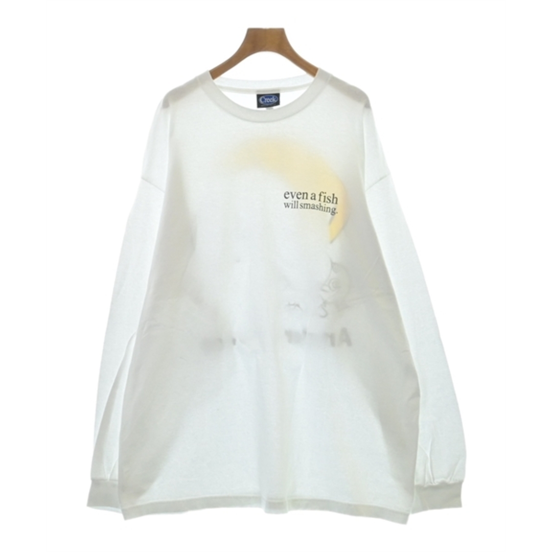 Creek Angler's Device Tシャツ・カットソー XL 白 【古着】【中古】 メンズのトップス(Tシャツ/カットソー(半袖/袖なし))の商品写真