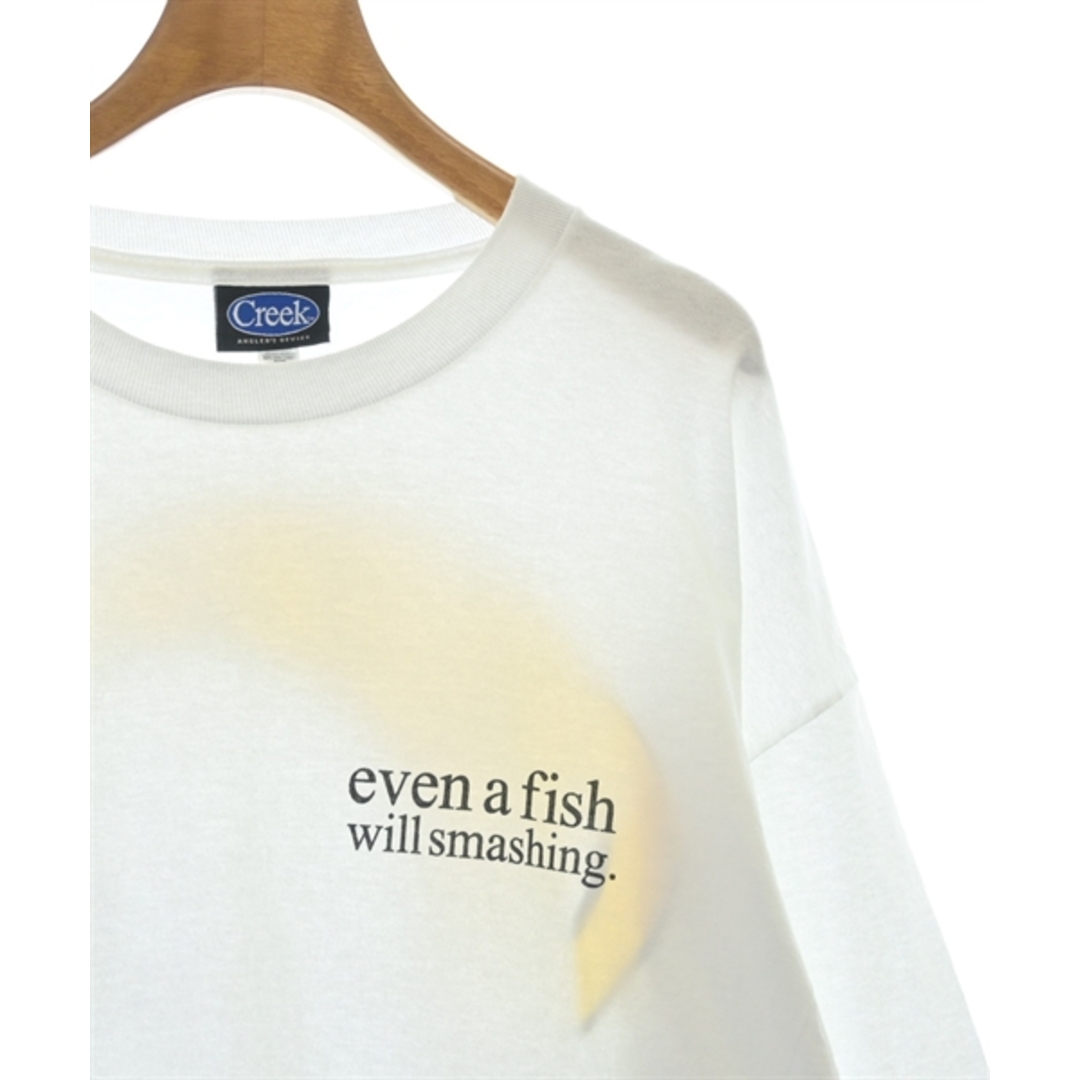 Creek Angler's Device Tシャツ・カットソー XL 白 【古着】【中古】 メンズのトップス(Tシャツ/カットソー(半袖/袖なし))の商品写真