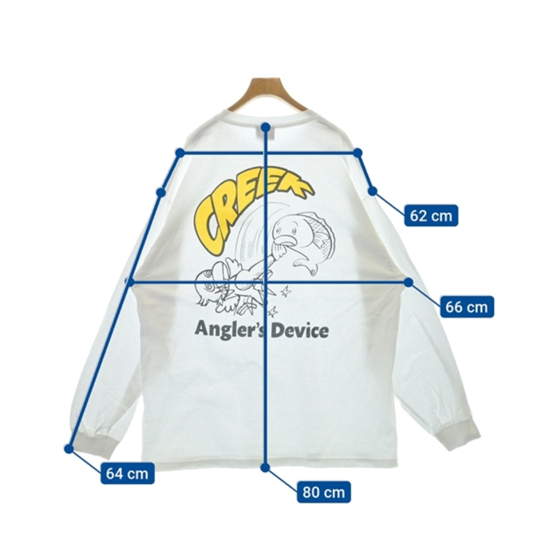 Creek Angler's Device Tシャツ・カットソー XL 白 【古着】【中古】 メンズのトップス(Tシャツ/カットソー(半袖/袖なし))の商品写真