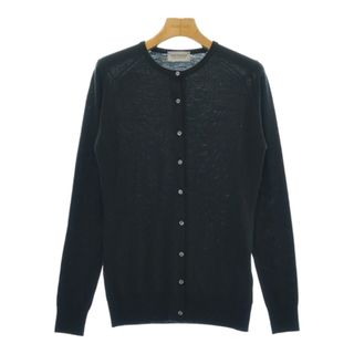 ジョンスメドレー(JOHN SMEDLEY)のJOHN SMEDLEY ジョンスメドレー カーディガン M 黒 【古着】【中古】(カーディガン)