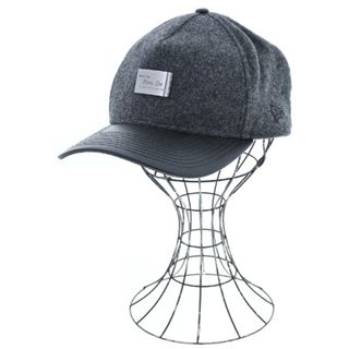 ニューエラー(NEW ERA)のNEW ERA ニューエラ キャップ - グレーx黒 【古着】【中古】(キャップ)