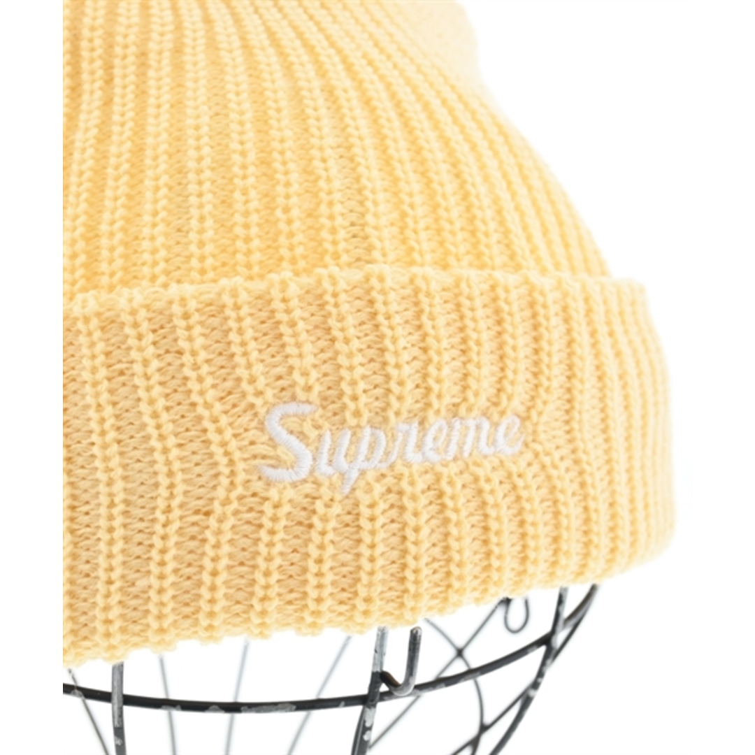 Supreme(シュプリーム)のSupreme シュプリーム ニットキャップ・ビーニー - クリーム系 【古着】【中古】 メンズの帽子(ニット帽/ビーニー)の商品写真