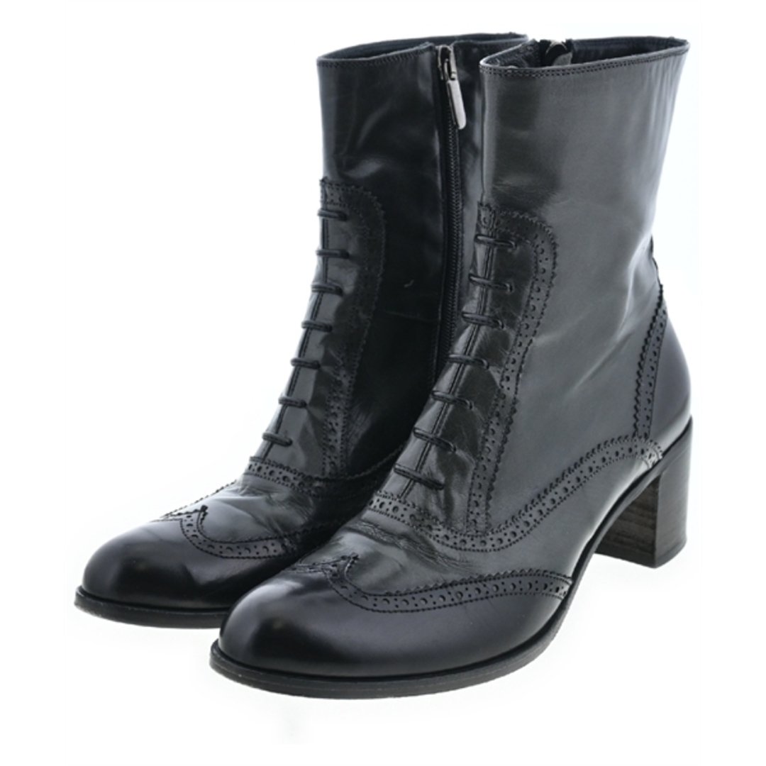 VITTORIO VIRGILI ブーツ 36 1/2(22cm位) 黒 【古着】【中古】 レディースの靴/シューズ(ブーツ)の商品写真