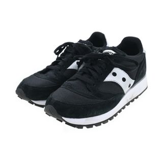 サッカニー(SAUCONY)のSAUCONY サッカニー スニーカー UK4 1/2(23cm位) 黒 【古着】【中古】(スニーカー)