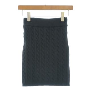 ティーバイアレキサンダーワン(T by Alexander Wang)のT by ALEXANDER WANG ミニスカート XS 黒 【古着】【中古】(ミニスカート)