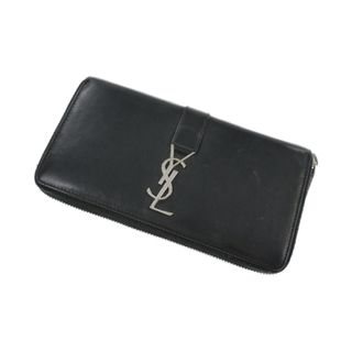 SAINT LAURENT PARIS 財布・コインケース - 黒 【古着】【中古】