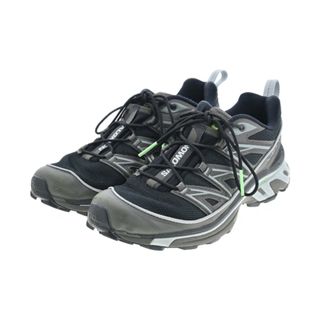 サロモン(SALOMON)のSalomon サロモン スニーカー 25cm 黒xグレー 【古着】【中古】(スニーカー)