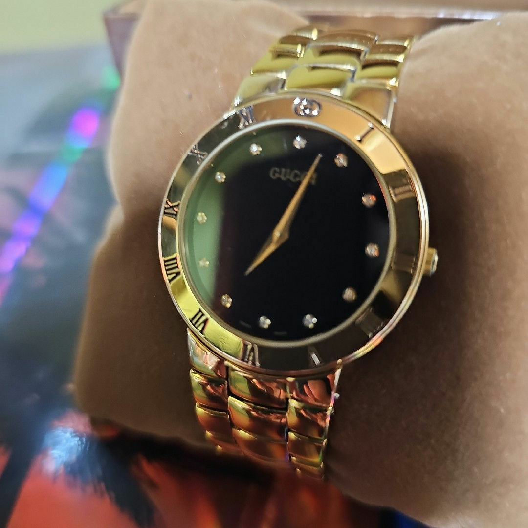 GUCCI - ☆【美品希少レア】グッチヴィンテージ3300.Mゴールド GUCCI - ☆【美品希少レア】グッチヴィンテージ3300.Mゴールド