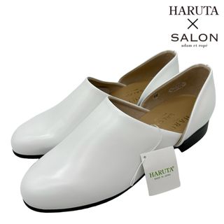 ハルタ(HARUTA)の〈新品〉HARUTA SALON ハルタ【24EE】スポックシューズ 白(ローファー/革靴)