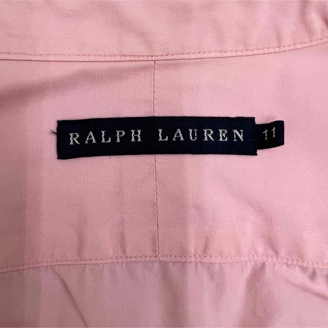 Ralph Lauren(ラルフローレン)のRALPH LAUREN 長袖シャツ　コットン　サイズ11 レディースのトップス(シャツ/ブラウス(長袖/七分))の商品写真