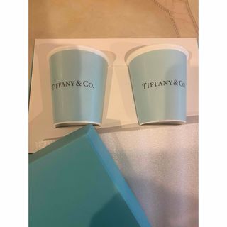 Tiffany & Co. - ティファニー ペーパーカップ TIFFANY&Co 紙コップ風ペアグラス