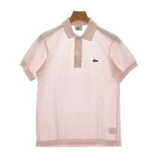 ラコステ(LACOSTE)のLACOSTE ラコステ ポロシャツ 2(S位) ピンク 【古着】【中古】(ポロシャツ)