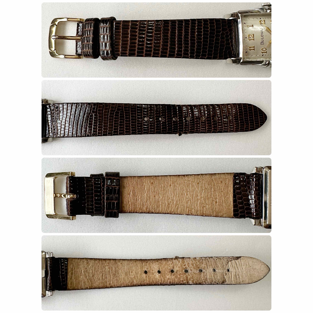 Bulova(ブローバ)の希少ブローバプレジデント10KRGPシルバーダイヤル腕時計メンズ手巻きレディース メンズの時計(腕時計(アナログ))の商品写真