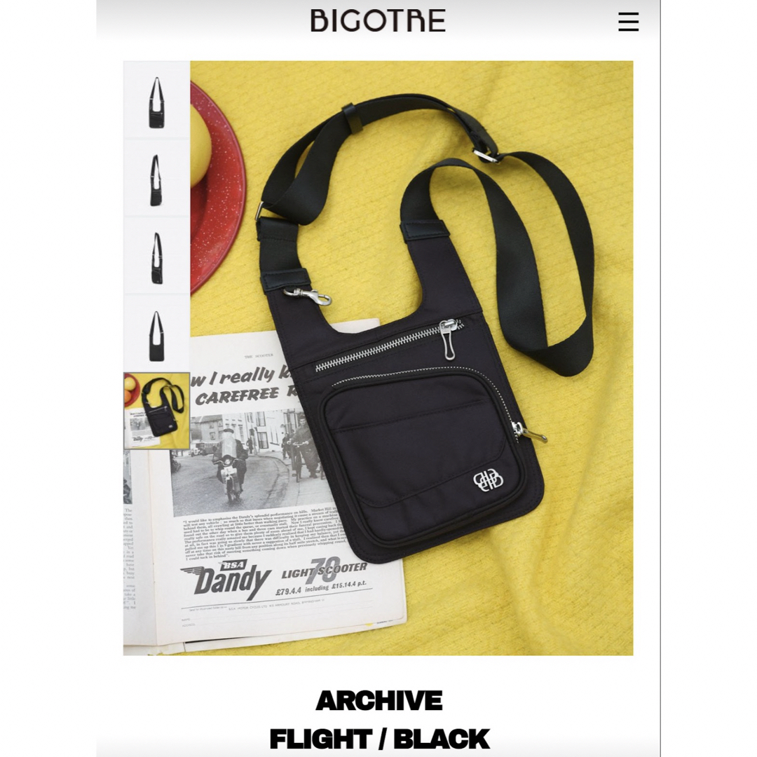 UNITED ARROWS(ユナイテッドアローズ)のBIGOTRE  FLIGHT  ショルダーバッグ レディースのバッグ(ショルダーバッグ)の商品写真