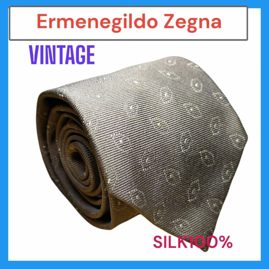 Ermenegildo Zegna(エルメネジルドゼニア)のVINTAGE Ermenegildo Zegnaネクタイ ゼニア  019 メンズのファッション小物(ネクタイ)の商品写真