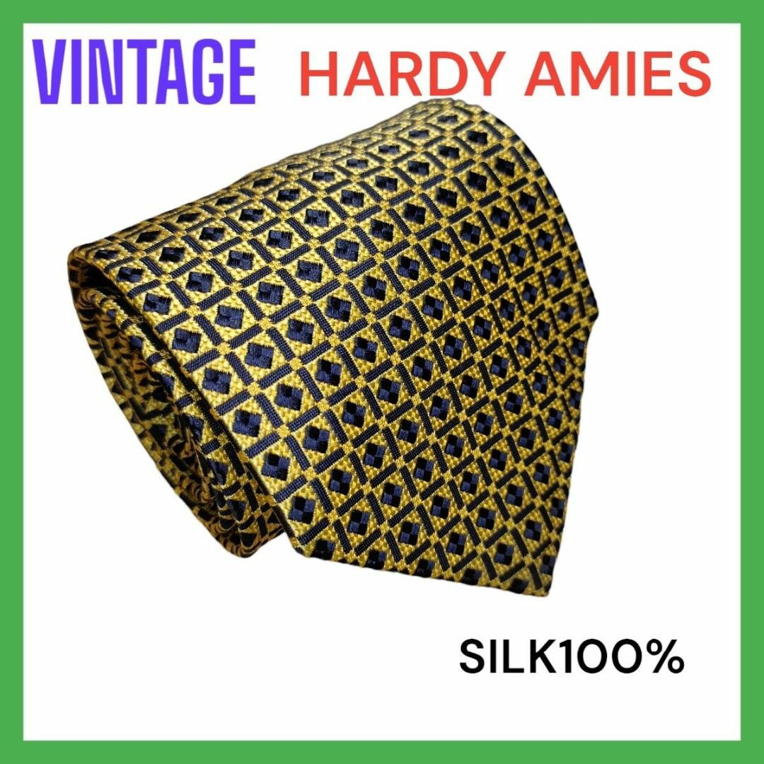 HARDY AMIES(ハーディエイミス)のVINTAGEネクタイ HARDY AMIES ﾊｰﾃﾞｲ ｴｲﾐｽ 025 メンズのファッション小物(ネクタイ)の商品写真