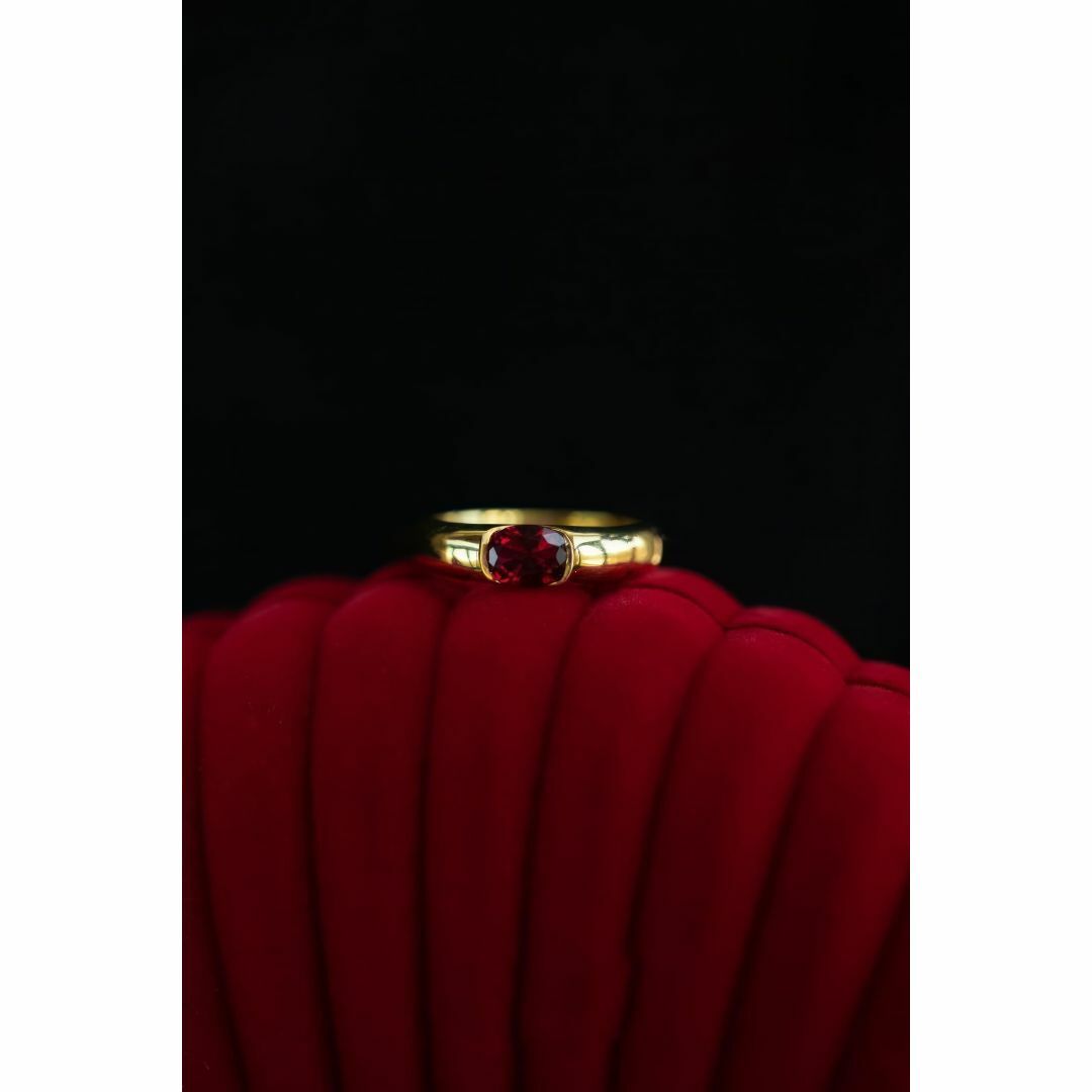 【色: レッド】[PurifyMR] リング レディース 指輪 ジルコニア フリ レディースのアクセサリー(その他)の商品写真
