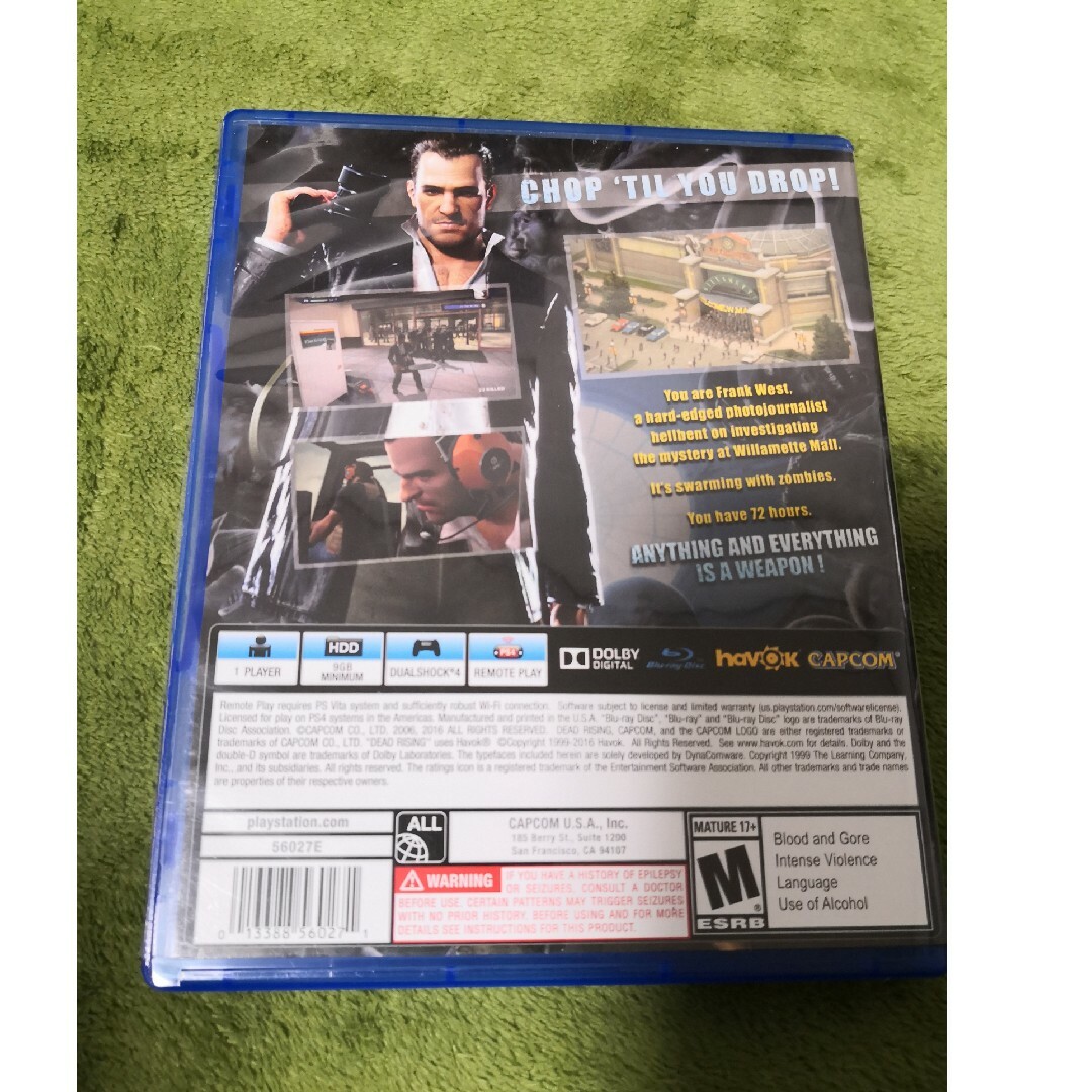 PlayStation4(プレイステーション4)の日本語対応 北米版 デッドライジング DEAD RISING ps4 エンタメ/ホビーのゲームソフト/ゲーム機本体(家庭用ゲームソフト)の商品写真