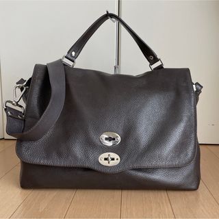 ザネラート(ZANELLATO)のザネラートZANELLATO 2wayショルダーポスティーナ中古ダークブラウンL(ショルダーバッグ)