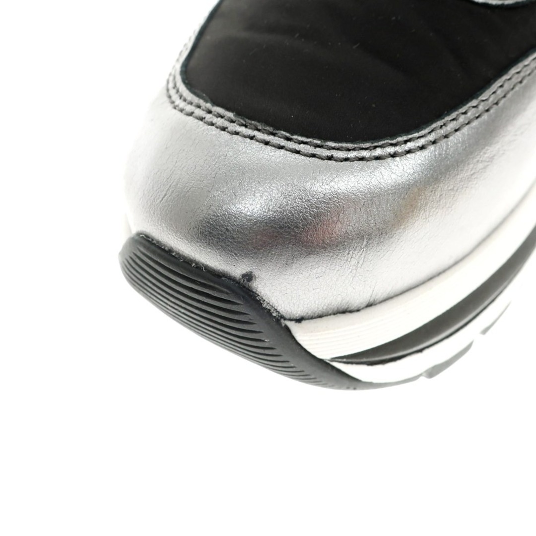 【新品アウトレット】ボイルブランシェ VOILE BLANCHE MARAN STUDS スニーカー ブラックxシルバー系【サイズ35】【レディース】 レディースの靴/シューズ(スニーカー)の商品写真