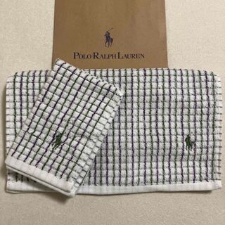 ラルフローレン(Ralph Lauren)のラルフローレン☆ウォッシュ&フェイスタオル2枚セット(タオル)